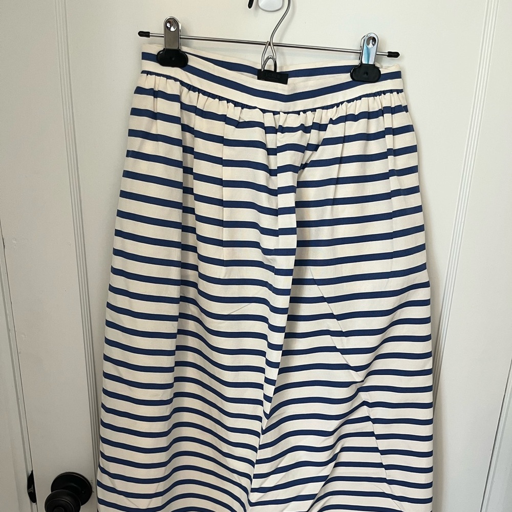 JCrew Striped Maxi skirt